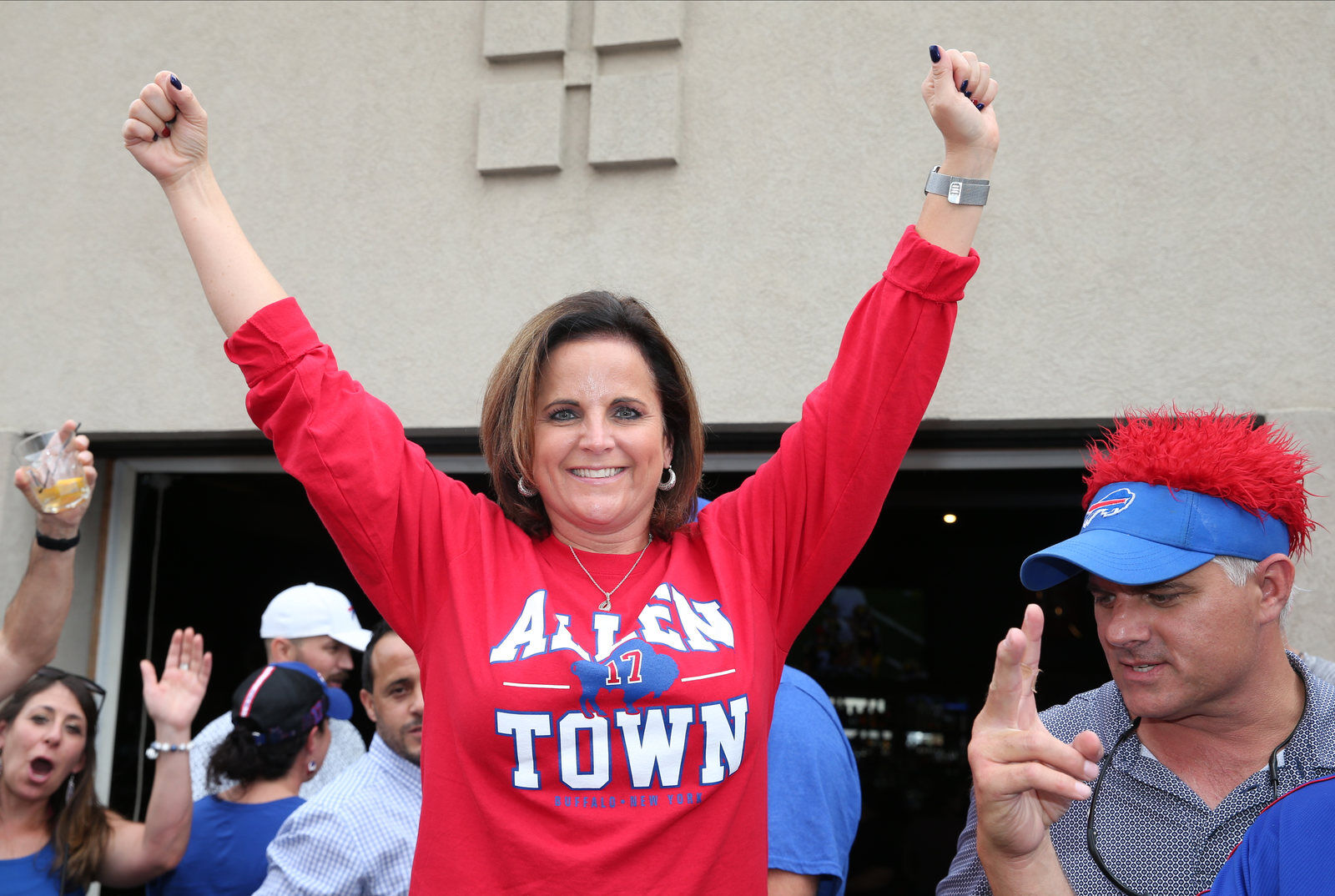Buffalo Bills backers took over the the Taps on Main Bar